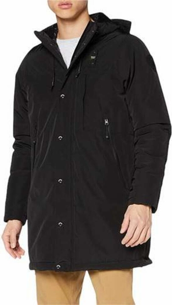 Czarna kurtka Blauer Usa w stylu casual długa