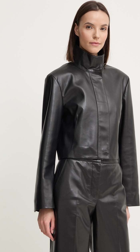 Czarna kurtka Calvin Klein bez kaptura w stylu casual