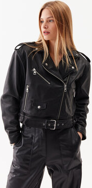 Czarna kurtka Calvin Klein w stylu casual krótka bez kaptura
