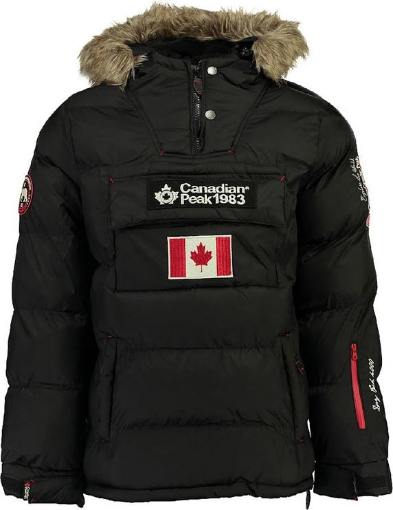 Czarna kurtka Canadian Peak krótka