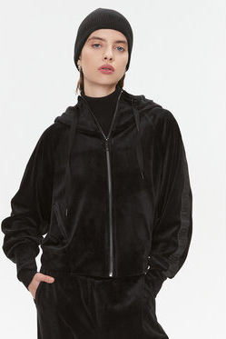 Czarna kurtka DKNY bez kaptura przejściowa