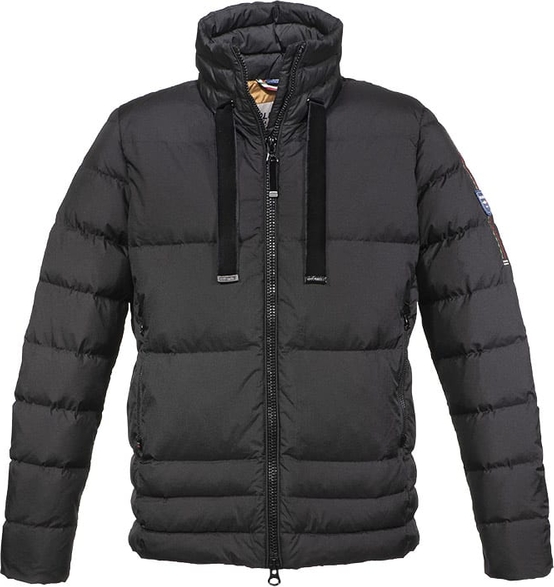 Czarna kurtka Dolomite w stylu casual krótka