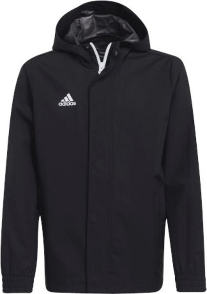 Czarna kurtka dziecięca Adidas z tkaniny