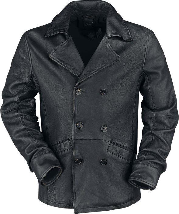 Czarna kurtka Emp krótka z bawełny