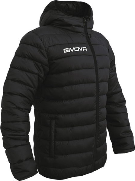 Czarna kurtka Givova w sportowym stylu krótka