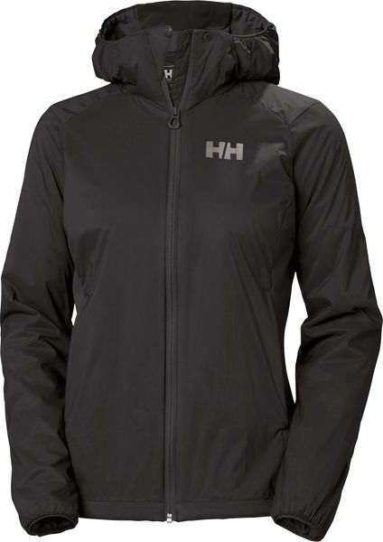 Czarna kurtka Helly Hansen w sportowym stylu krótka