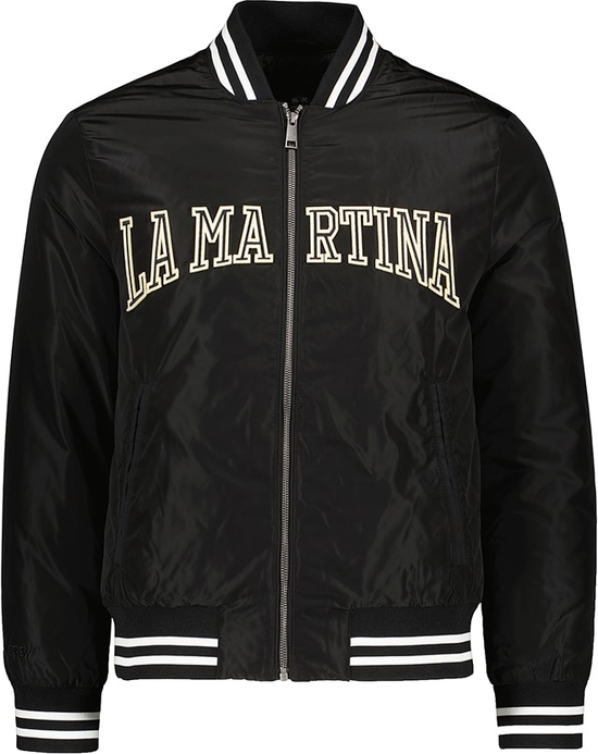 Czarna kurtka La Martina w młodzieżowym stylu