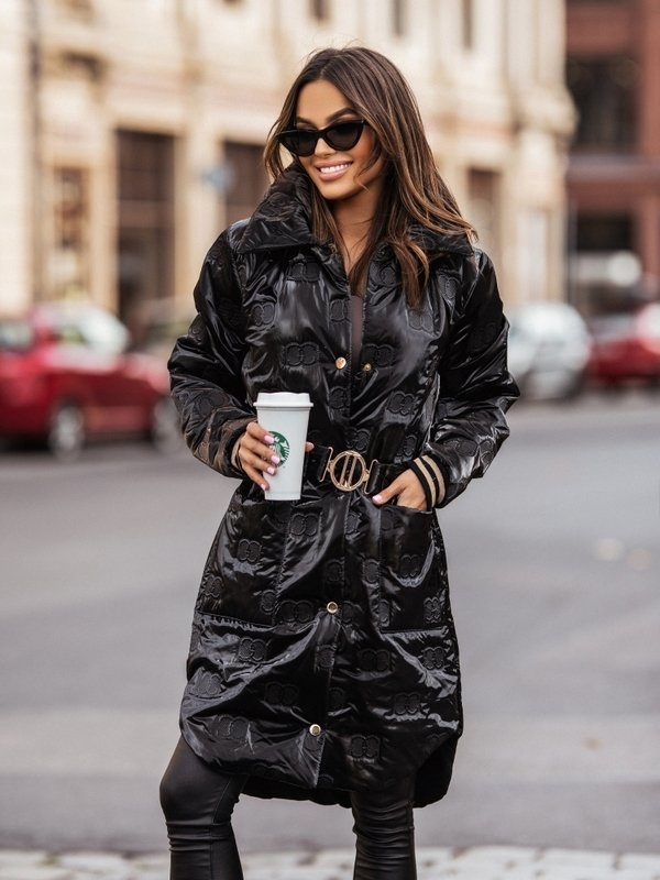 Czarna kurtka Lisa Mayo w stylu casual