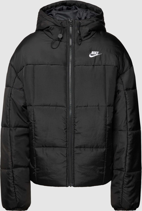 Czarna kurtka Nike krótka w stylu casual