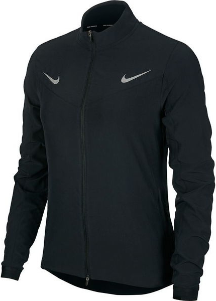 Czarna kurtka Nike w sportowym stylu