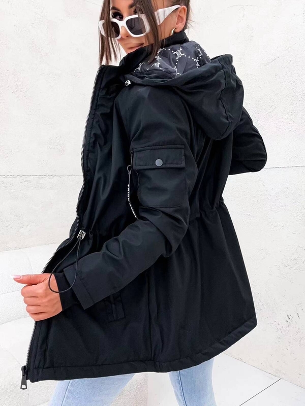 Czarna kurtka Olika w stylu casual