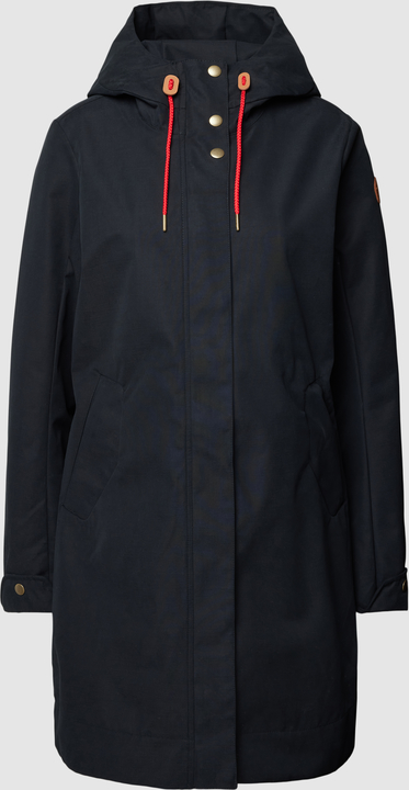 Czarna kurtka Peek&Cloppenburg z bawełny w stylu casual z kapturem