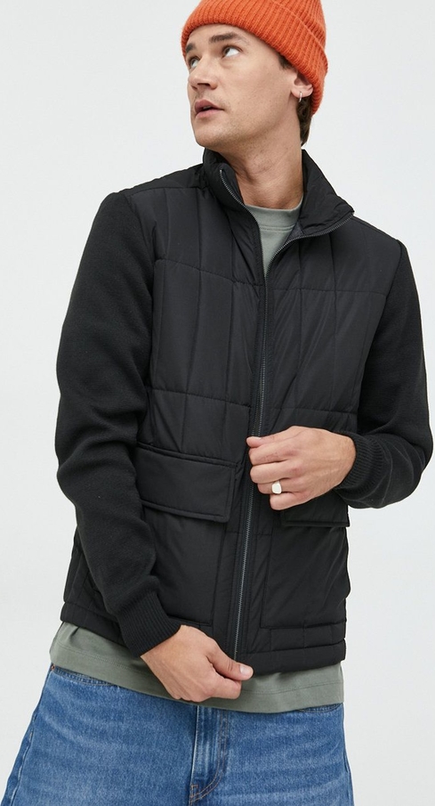 Czarna kurtka Premium by Jack&Jones w stylu casual