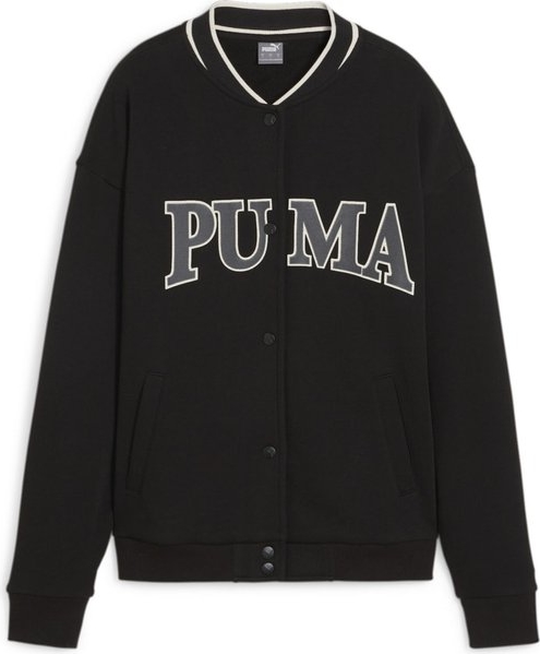 Czarna kurtka Puma w stylu casual bez kaptura krótka