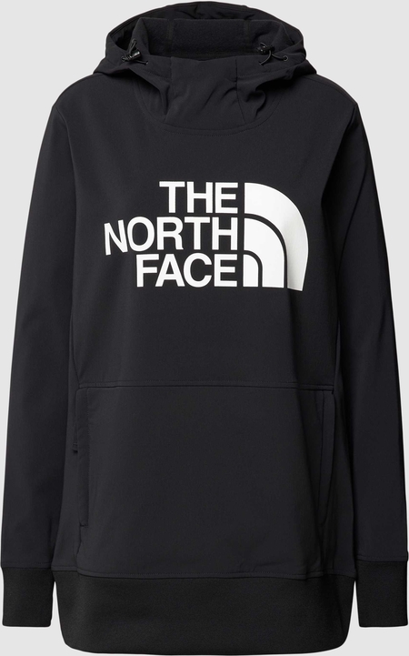 Czarna kurtka The North Face z kapturem krótka