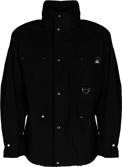 Czarna kurtka ubierzsie.com krótka w stylu casual