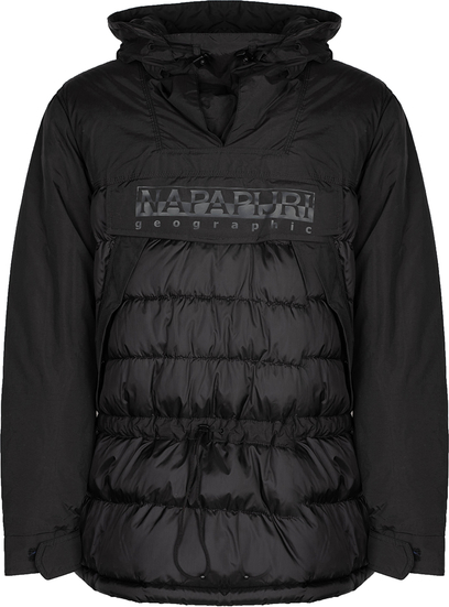 Czarna kurtka ubierzsie.com krótka z kapturem w sportowym stylu