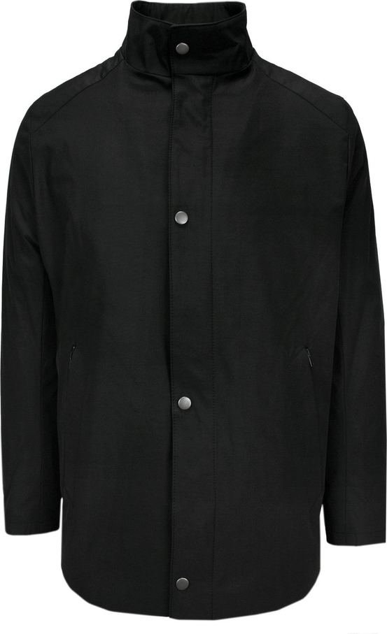 Czarna kurtka Zanardi Trade z bawełny w stylu casual