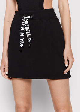Czarna spódnica DKNY z dresówki