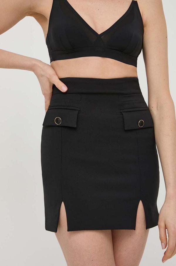 Czarna spódnica Elisabetta Franchi mini w stylu casual