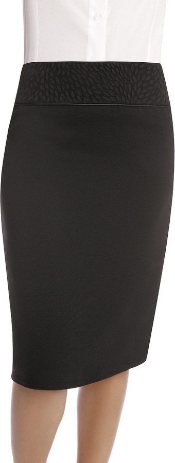 Czarna spódnica Fokus midi w stylu klasycznym
