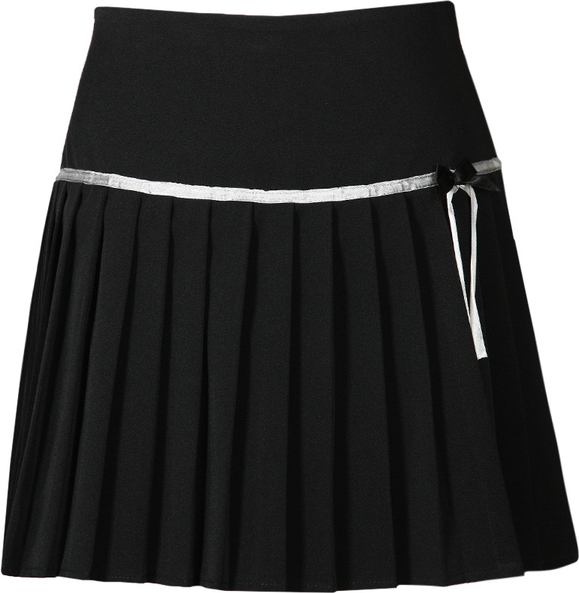 Czarna spódnica Fokus mini w stylu casual