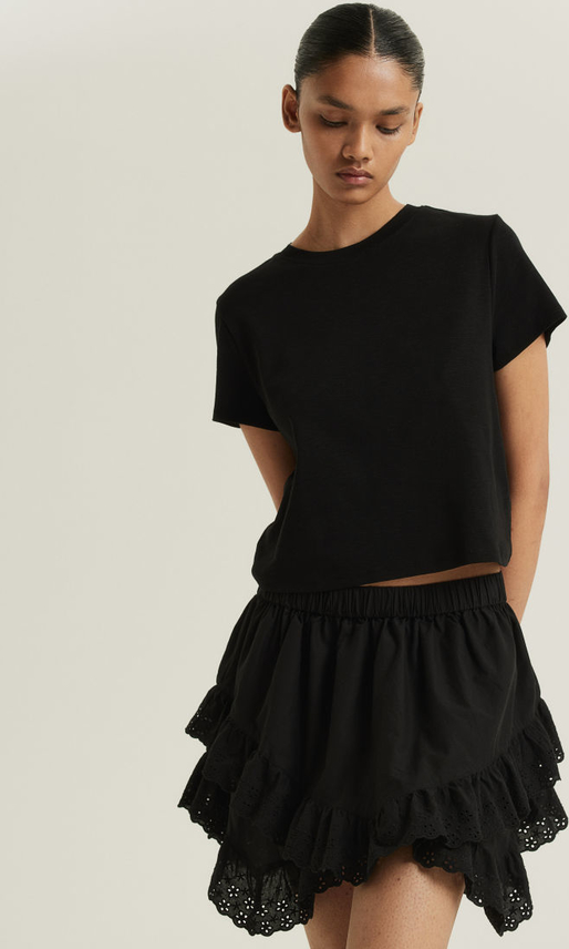 Czarna spódnica H & M w stylu casual mini