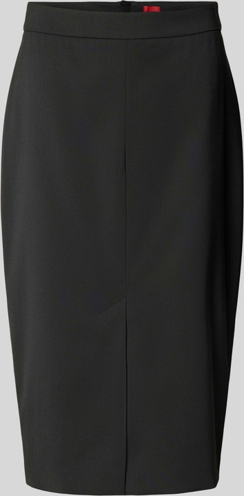 Czarna spódnica Hugo Boss z wełny midi
