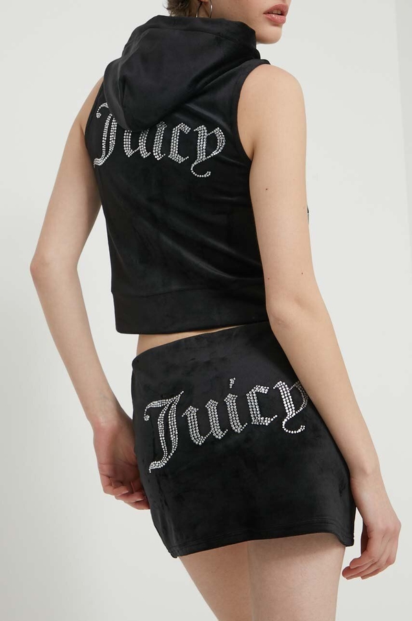 Czarna spódnica Juicy Couture w stylu casual mini