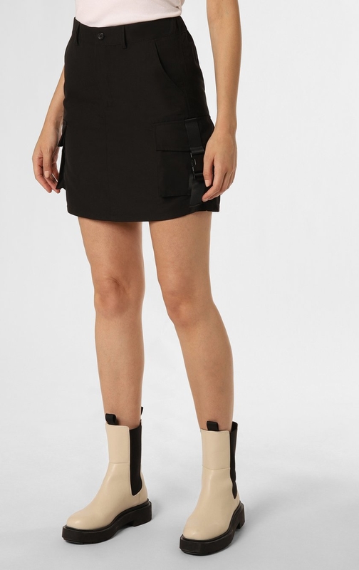 Czarna spódnica Noisy May mini w stylu casual