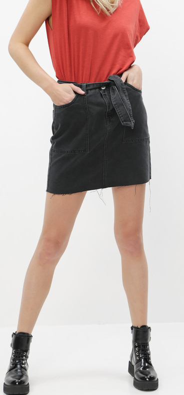 Czarna spódnica Noisy May w stylu casual mini