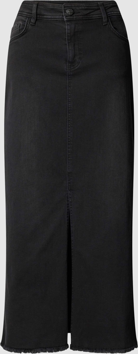 Czarna spódnica Soyaconcept w stylu boho z bawełny
