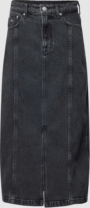 Czarna spódnica Tommy Jeans z bawełny