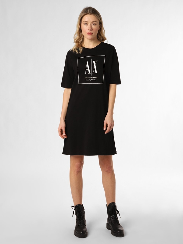 Czarna sukienka Armani Exchange