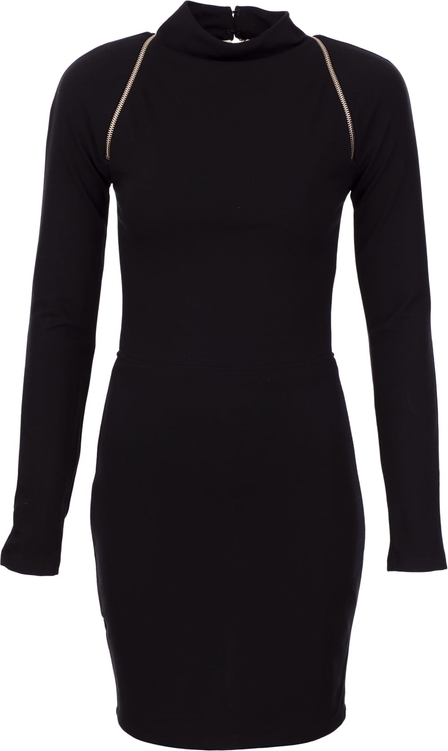Czarna sukienka Armani Exchange dopasowana mini w stylu casual