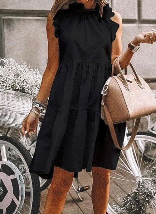 Czarna sukienka Cikelly mini