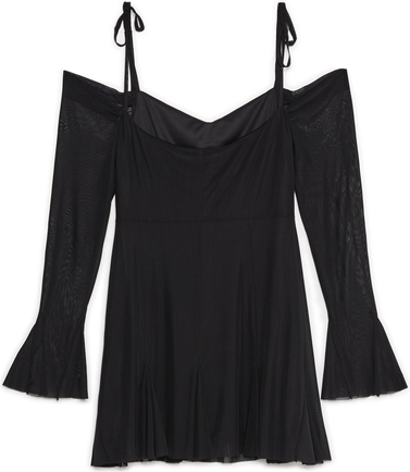 Czarna sukienka Cropp w stylu casual na ramiączkach mini