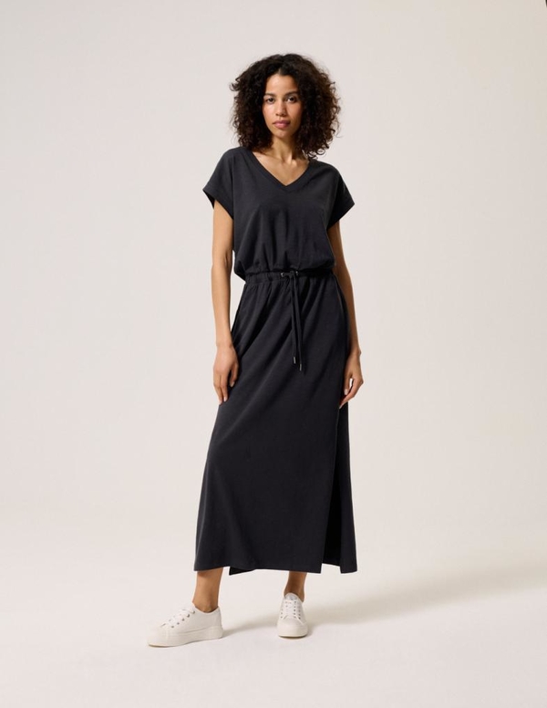 Czarna sukienka Diverse z krótkim rękawem w stylu casual