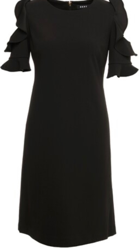 Czarna sukienka DKNY z dżerseju
