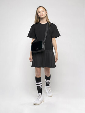 Czarna sukienka dziewczęca DKNY