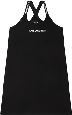 Czarna sukienka dziewczęca Karl Lagerfeld