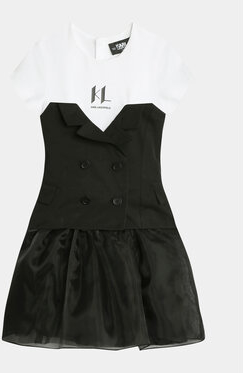 Czarna sukienka dziewczęca Karl Lagerfeld