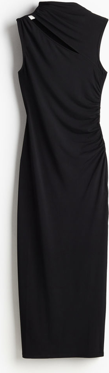 Czarna sukienka H & M bodycon maxi