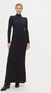 Czarna sukienka Ivy Oak maxi w stylu casual
