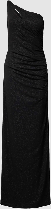 Czarna sukienka Jake*s z dekoltem w kształcie litery v na ramiączkach dopasowana