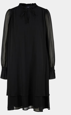 Czarna sukienka Joop! z okrągłym dekoltem