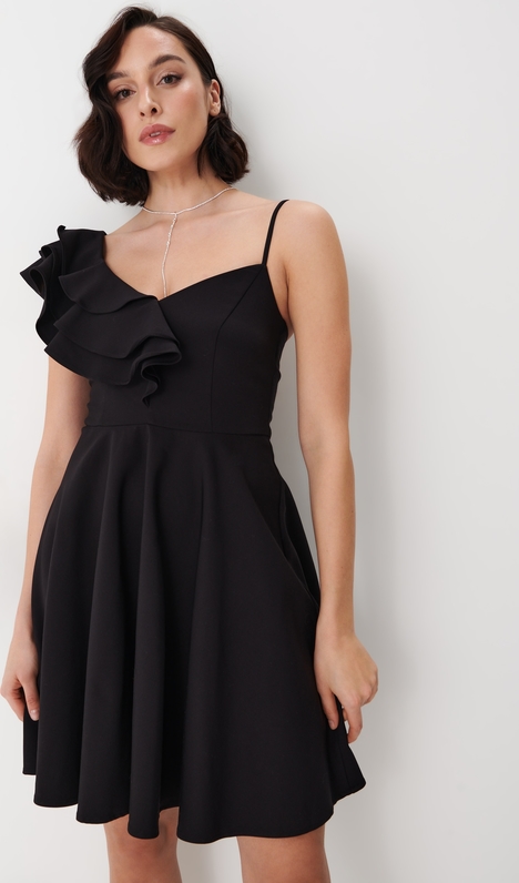 Czarna sukienka Mohito mini bez rękawów