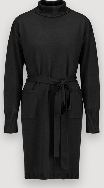 Czarna sukienka Molton dopasowana mini