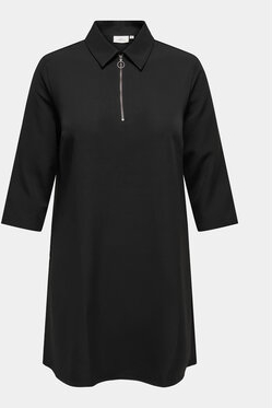 Czarna sukienka Only w stylu casual mini z długim rękawem