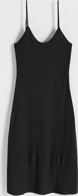 Czarna sukienka Reserved w stylu casual